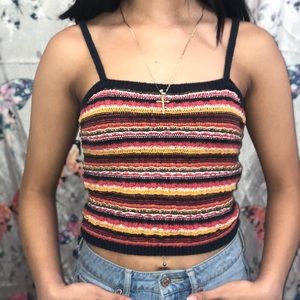 Cute knitted/cropped tank top❤️